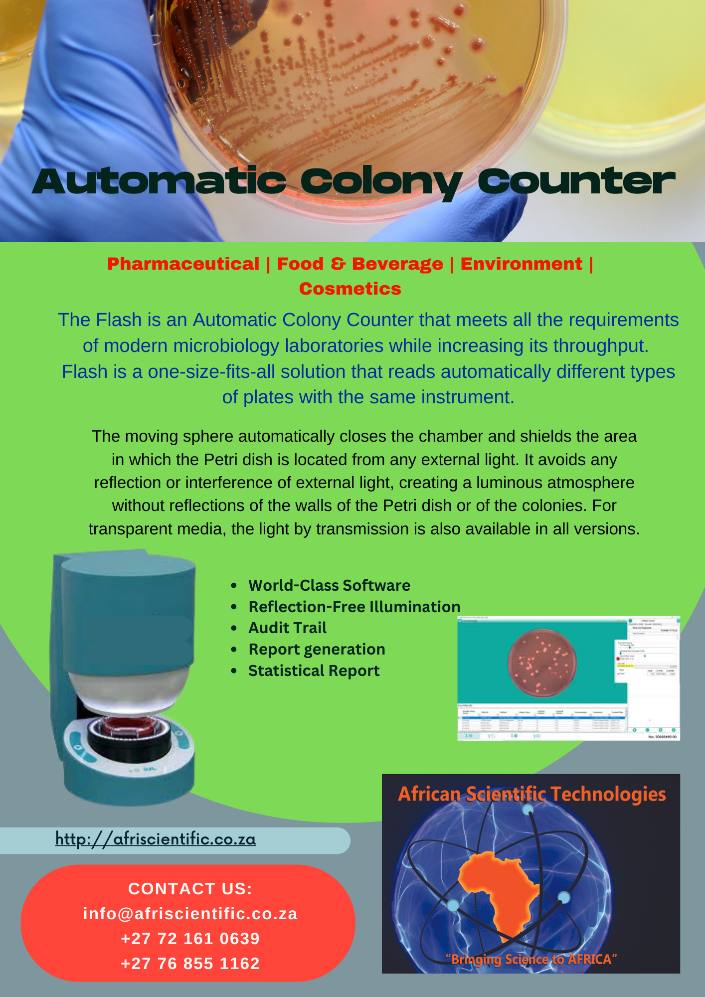 AST Automatic Colony Counter AST Automatic Colony Counter