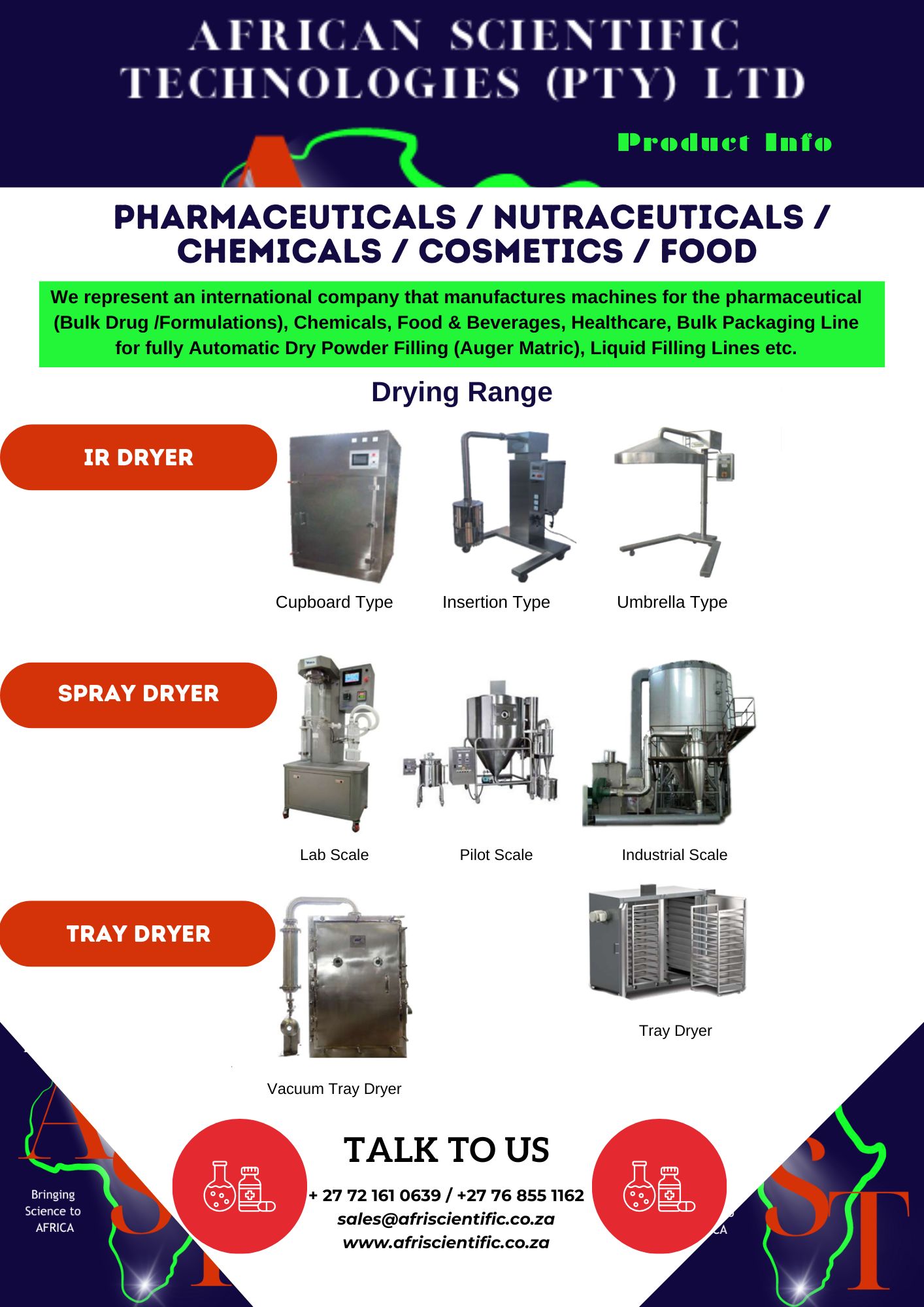 AST Drying Range Machines AST Drying Range Machines