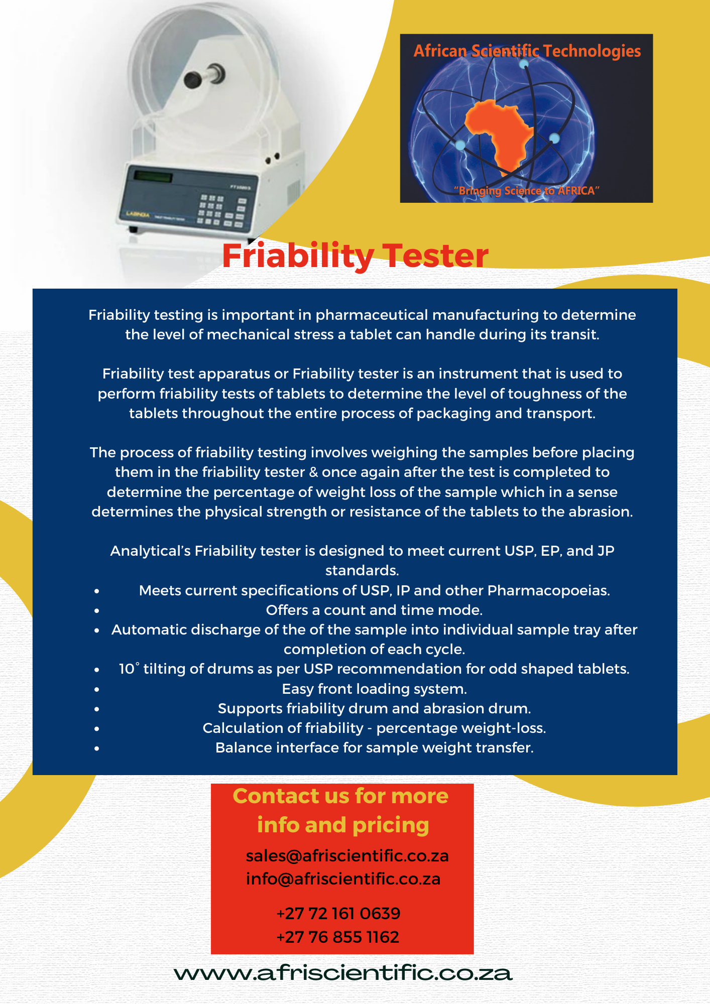AST Friability Tester AST Friability Tester