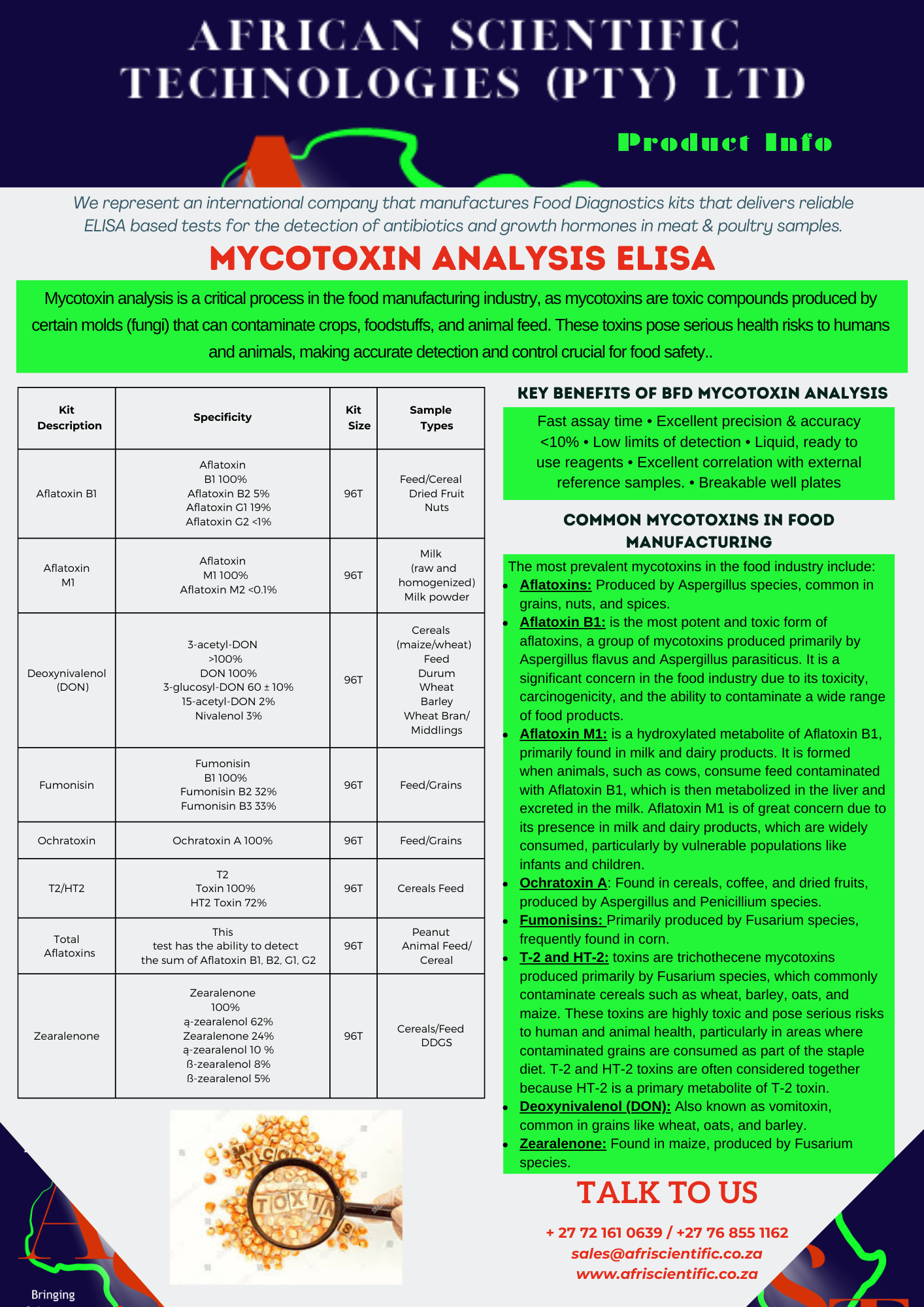 AST Mycotoxin Analysis AST Mycotoxin Analysis