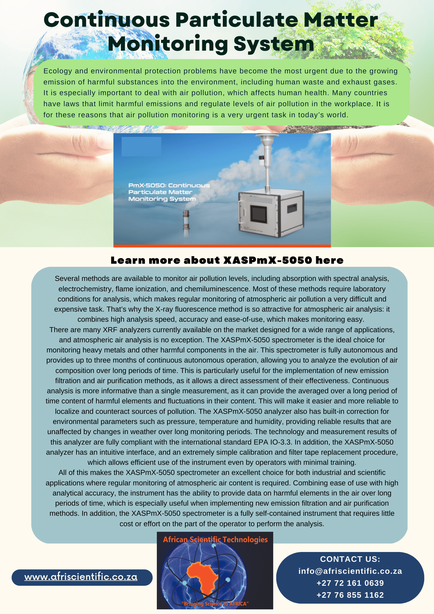 AST Particulate Matter Monitor AST Particulate Matter Monitor