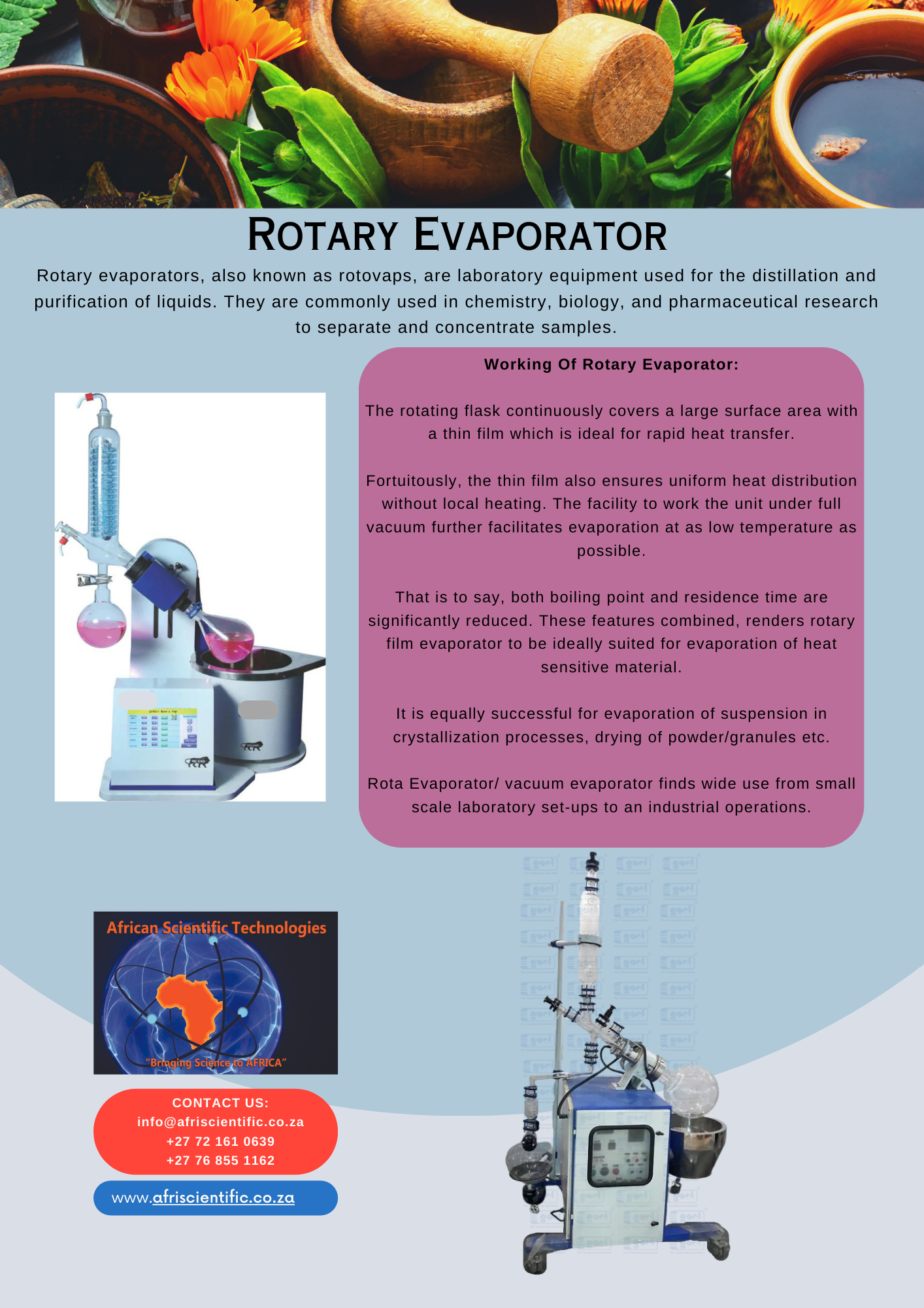 AST Rotary Evaporator AST Rotary Evaporator