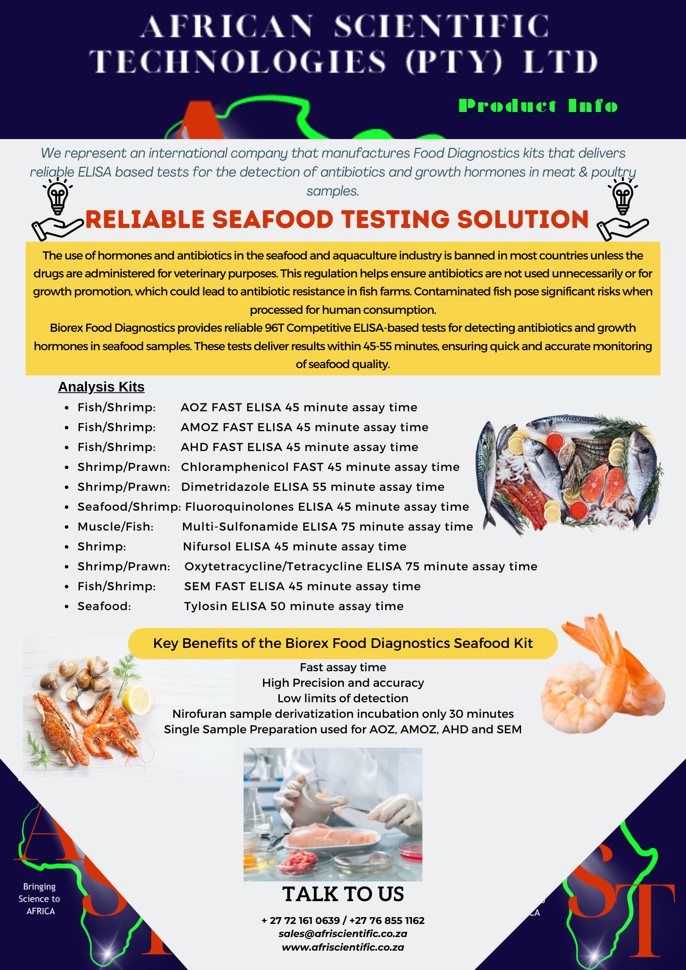 AST Seafood Testing Solution ELISA Kits AST Seafood Testing Solution ELISA Kits