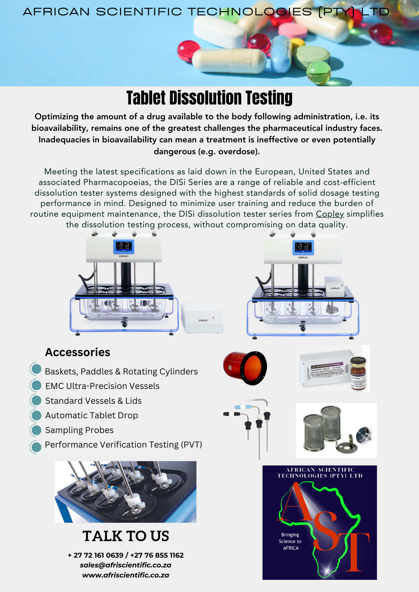 AST Tablet Dissolution Testing AST Tablet Dissolution Testing