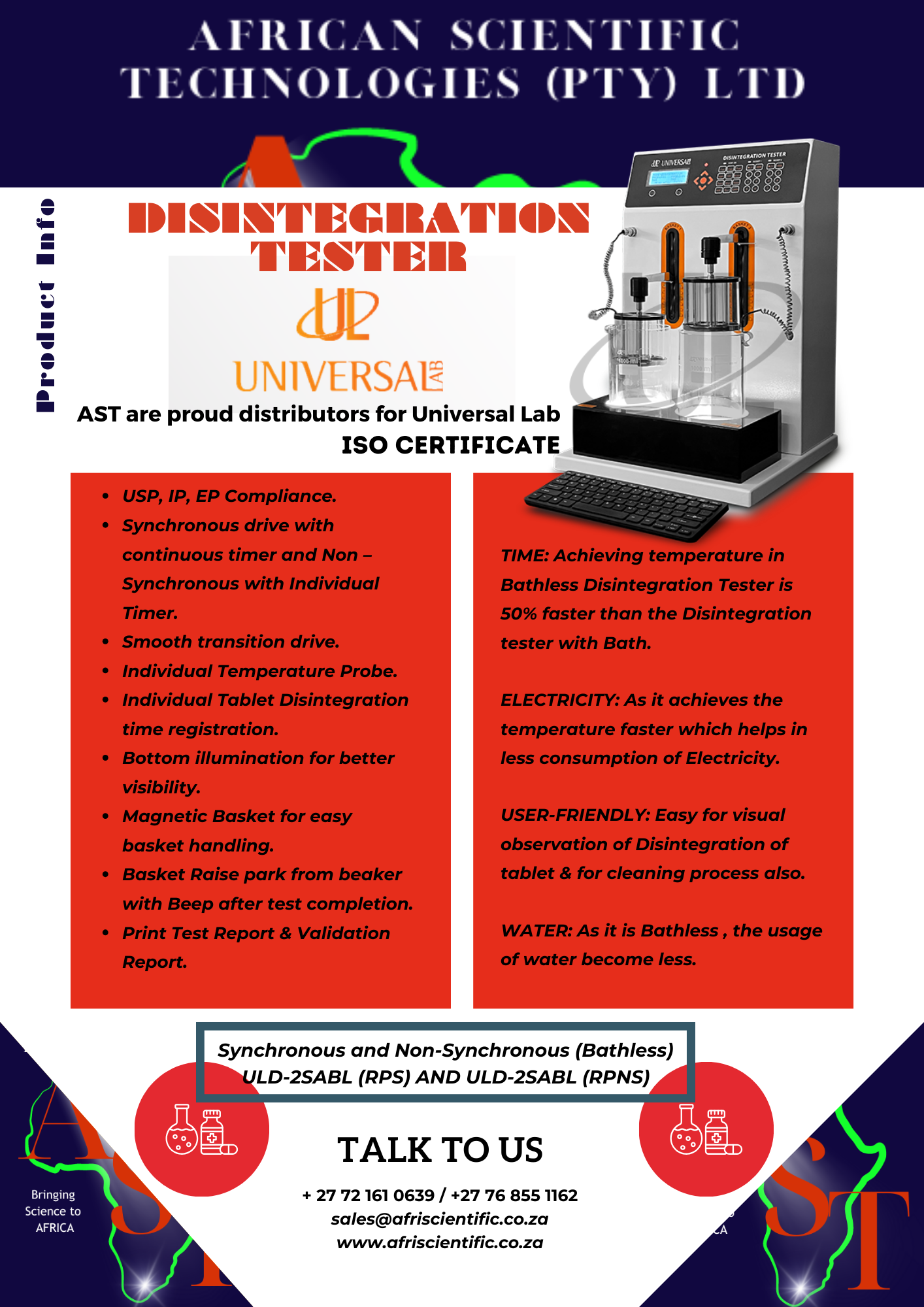 AST UL Dissolution Baths AST UL Dissolution Baths