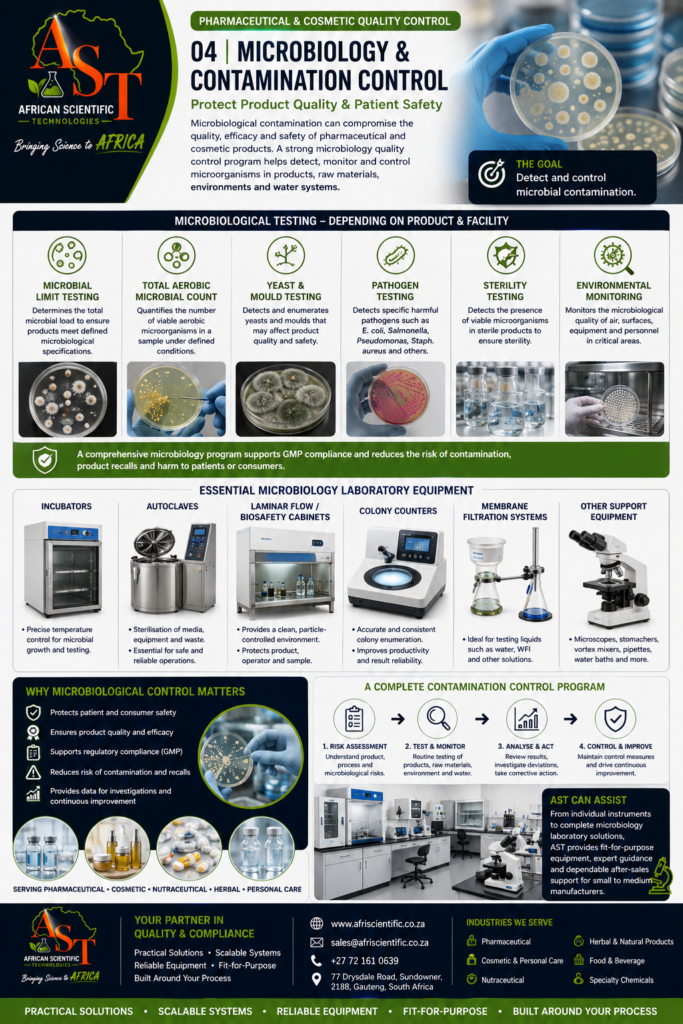 AST Pharma and cosmetic QC microbial and contamination Aug 2026 AST Pharma and cosmetic QC microbial and contamination Aug 2026