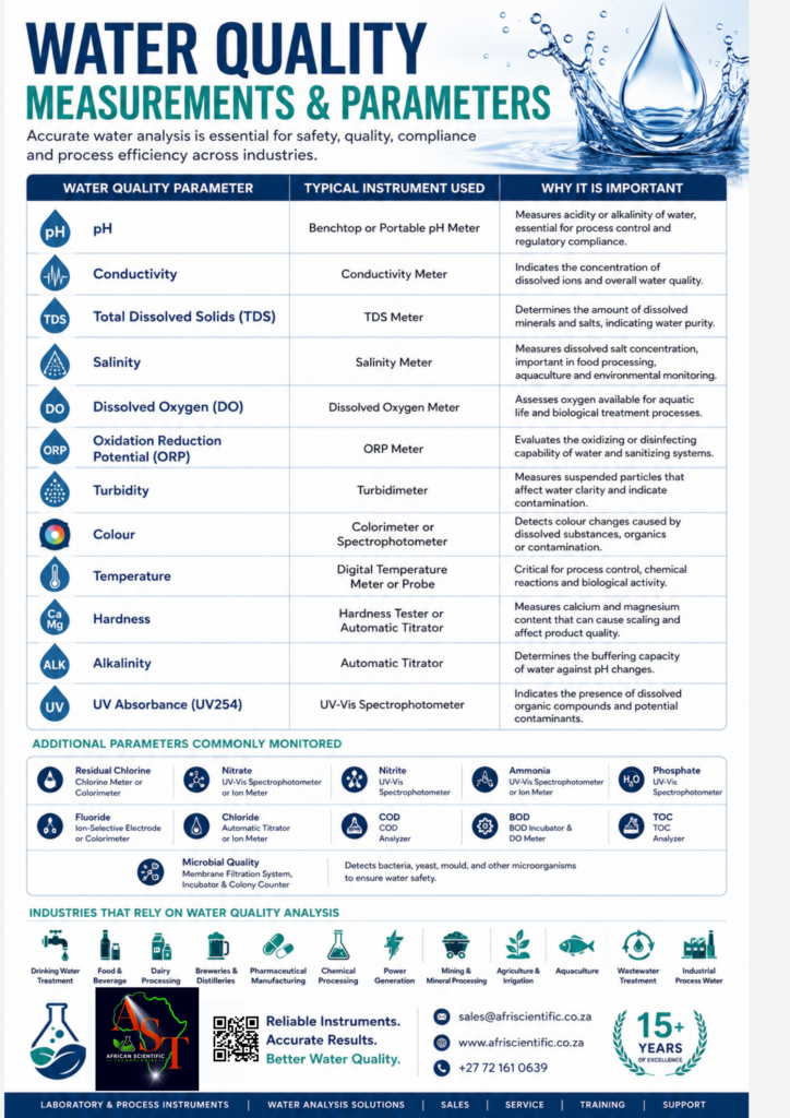 AST Water Quality Parameters Aug 2026 AST Water Quality Parameters Aug 2026